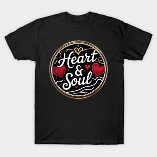 Heart & Soul Artistic Design T-Shirt